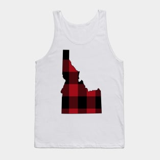 Idaho in Red Plaid Tank Top